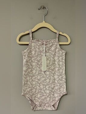Jamie Kay Mauve Pink Floral Camisole Bodysuit